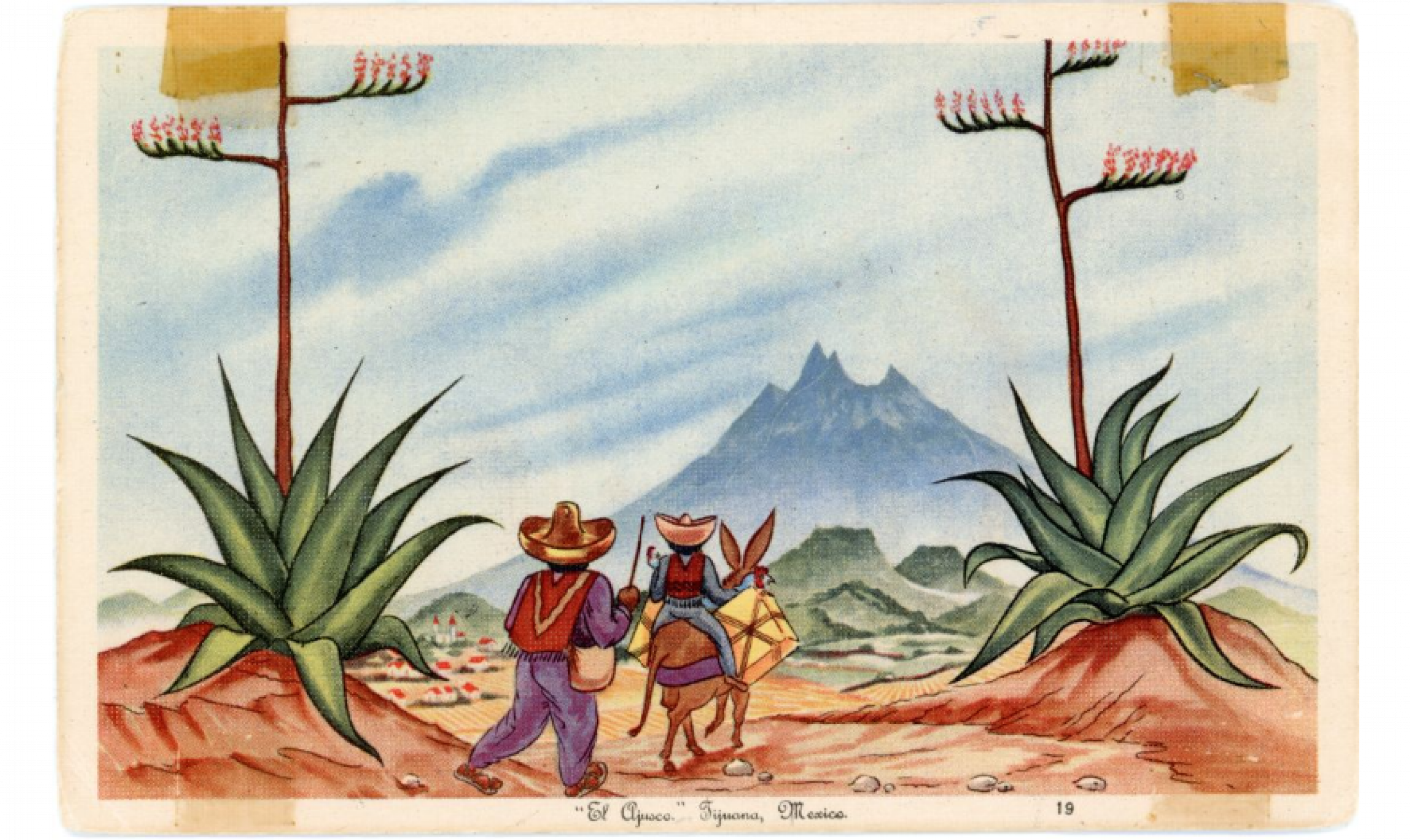 Tijuana postales el ajusco